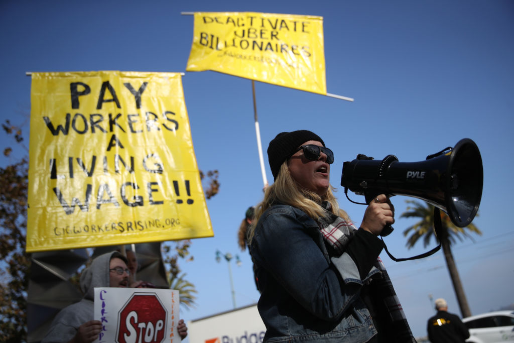 Uber and Lyft drivers in California win a path to unionization