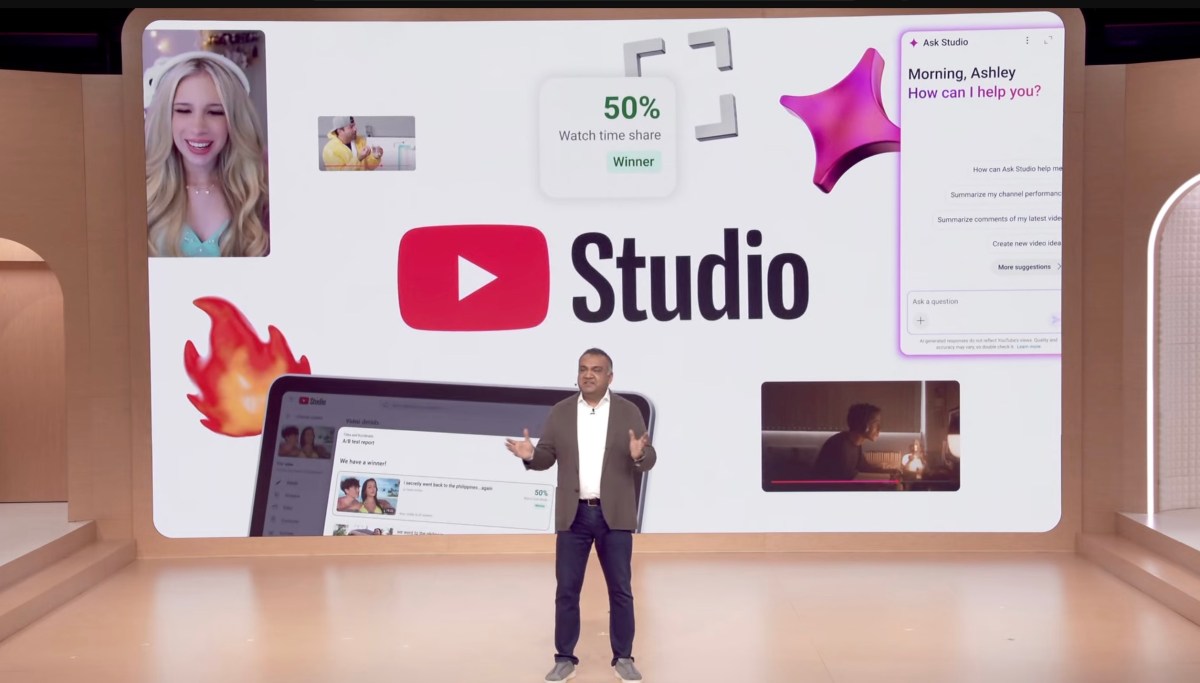 Updates to Studio, YouTube Live, new gen AI tools, and everything else announced at Made on YouTube
