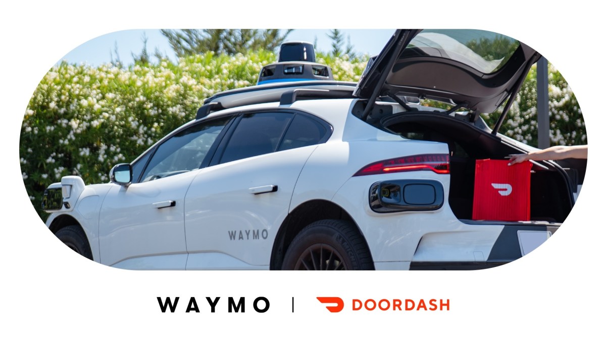 Waymo dips its wheels back into delivery, this time with DoorDash